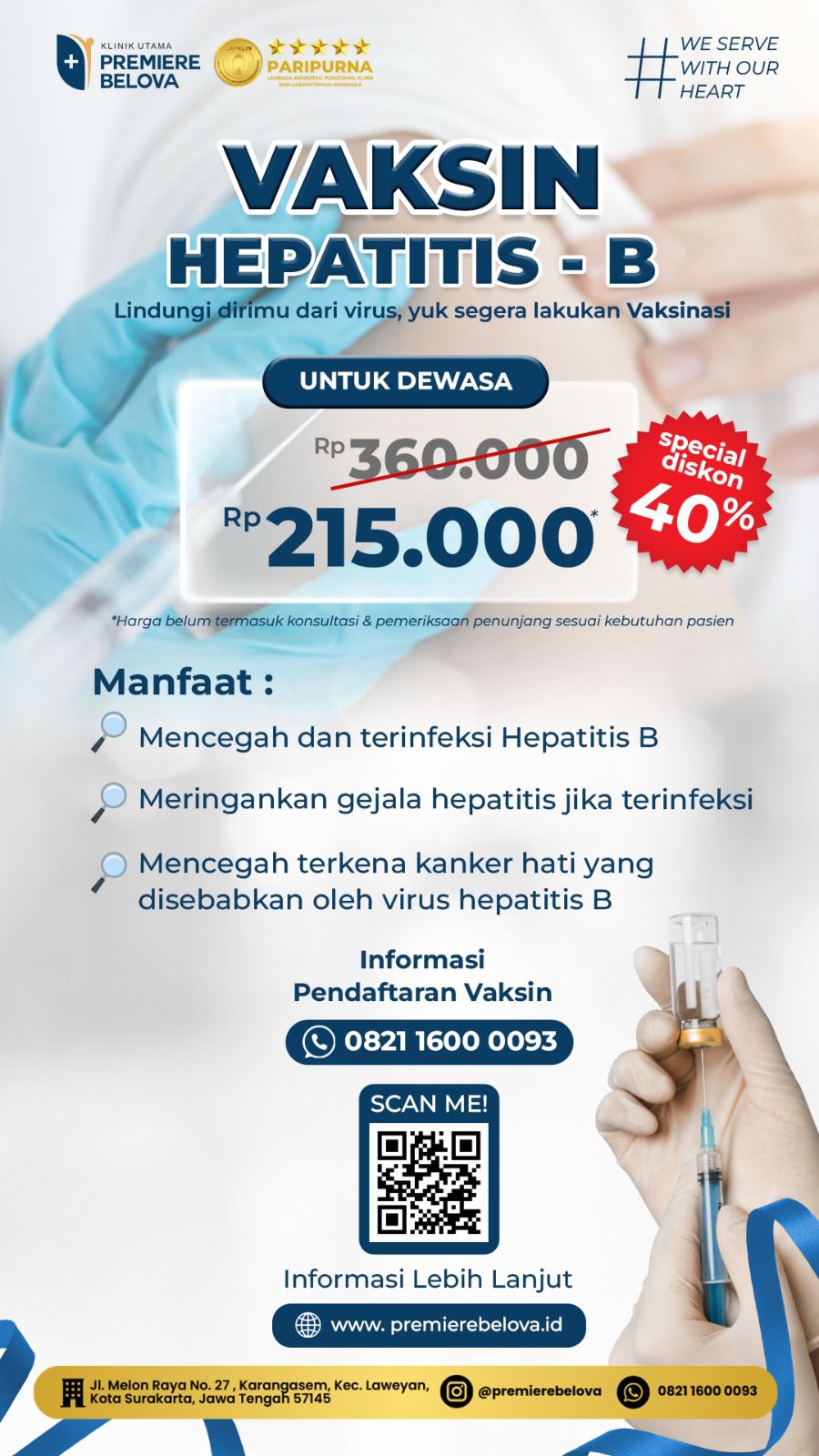 Lindungi Diri dari Hepatitis B dengan Harga Khusus di Klinik Utama Premiere Belova